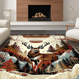 Contemporary Abstract Deer Theme(Brown)