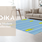 Refreshing Oceanic Inspired Plush Mat(Blue)