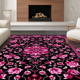 Vibrant Floral Contrast Aesthetic(Pink)