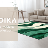 Modern Abstract Irregular Borders(Green)