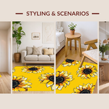 Chic Sunflower Patterned Decor(Yellow)