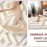 Elegant Striped Transitional Aesthetic(Beige)