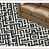 Modern Monochrome Trellis Aesthetic(Black)