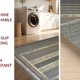 Artful Multicolor Striped Harmony(Beige)