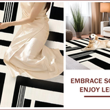 Striking Monochrome Striped Aesthetic(Black)