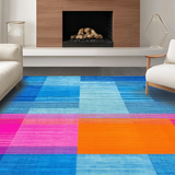 Modern Fluid Brushstroke Aesthetic(Blue)