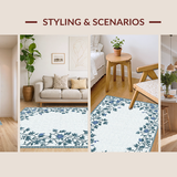 Whimsical Floral Artistry Composition(Blue)
