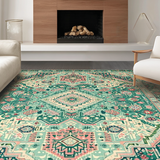 Minimalist Monochrome Floral Motif(Green)