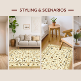 Classic Medallion Symmetrical Arrangement(Beige)