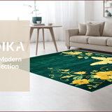 Vibrant Floral Whirlwind Aesthetic(Green)