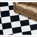 Minimalist Checkered for Pet Friendly Homes(Black)