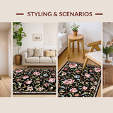 Elegant Black Botanical Elements(Black)