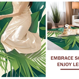 Stylish Nature Inspired Bath Decor(Green)
