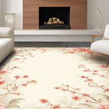 Contemporary Geometric Floral Fusion(Beige)