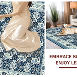 Contemporary Abstract Botanical Fusion(Blue)
