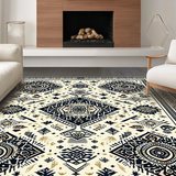 Earthy Toned Circular Design(Beige)