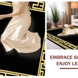 Regal Ogee Patterned Runner(Gold)