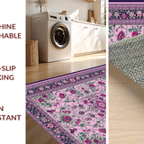 Chic Earthy Tones Floral Motif(Pink)