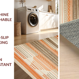 Artful Symmetrical in Tan Shades(Orange)