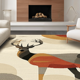Artistic Sika Deer Textural Element(Beige)