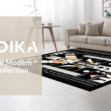 Contemporary Okapi Motif Design(Black)