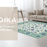 Artful Vintage Leafy Composition(White)