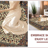 Traditional Floral Entryway for High Traffic Areas(Ivory)