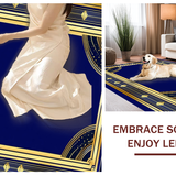 Chic Symmetrical Navy Composition(Blue)