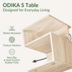 ODIKA Tokyo S Minimalist 3 Tier End Table - ODIKA