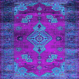 Chic Abstract Textural Harmony(Purple)