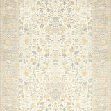 Abstract Floral for Office(Beige)