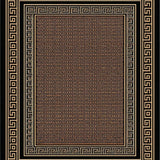 Chic Black and Brown Linear Design(Black)