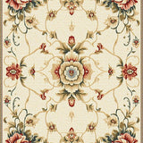 Neutral Beige Vintage Floral(Beige)