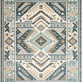 Artful Monochrome Damask Style(Blue)