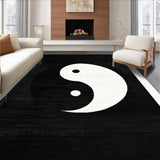 Abstract Monochrome Circular Aesthetic(Black)