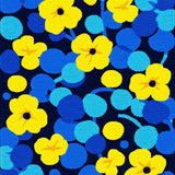 Modern Chrysanthemum Farmhouse Dining Room Non Slip(Yellow)