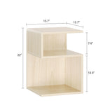 ODIKA Tokyo S Minimalist 3 Tier End Table - ODIKA