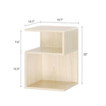 ODIKA Tokyo S Minimalist 3 Tier End Table - ODIKA