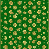 Contemporary Green Abstract Shapes(Green)