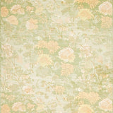 Indoor Area Non Slip Beige with Abstract Floral Design(Green)