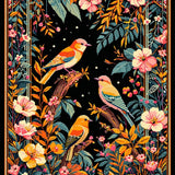 Chic Black and Orange Motif(Pink)