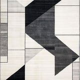 Geometric Monochrome Artistry(Black)