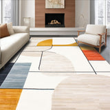 Modern Cream & Beige Abstract(Beige)