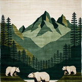 Vintage Cabin Scenic(Gray)