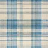 Modern Plaid Area with Irregular Grid Lines and Muted Blue Beige Tones(Beige)
