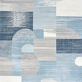 Abstract Animal Inspired Quick Dry Microfiber(Blue)