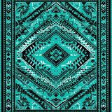 Sophisticated Earth Tone Geometric(Blue)