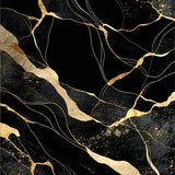 Abstract Marble Luxe Design(Black)