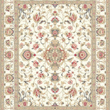 Elegant Beige Floral(Ivory)