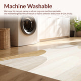 Modern Non Slip Area with Waterproof and Easy to Clean Features(Beige)